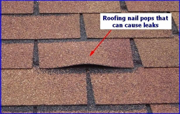Roofing Nails leaks