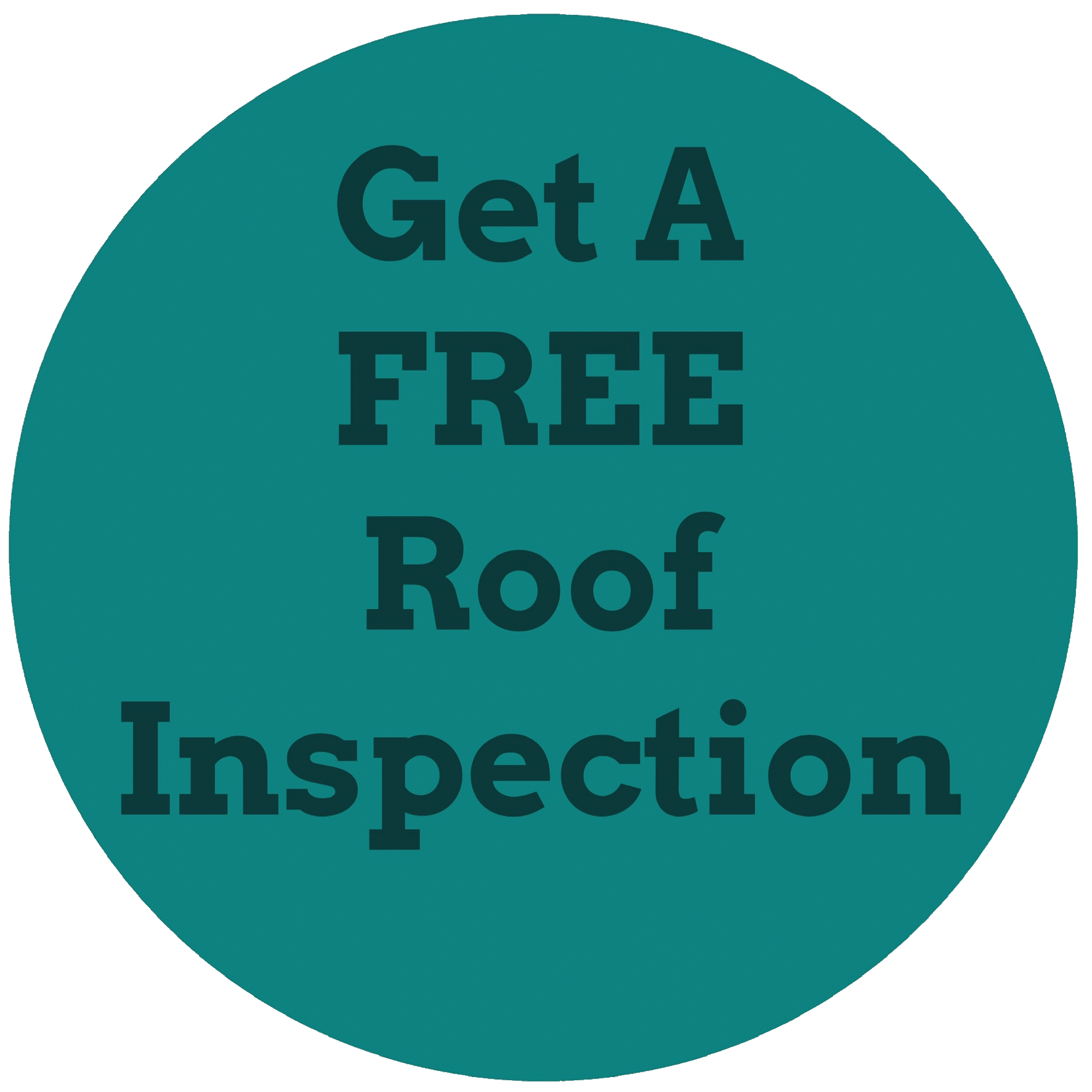 free roof inspection contact form sticker